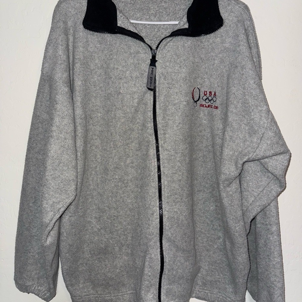 Vintage Team USA 2008 USA Olympics Fleece Jacket XL